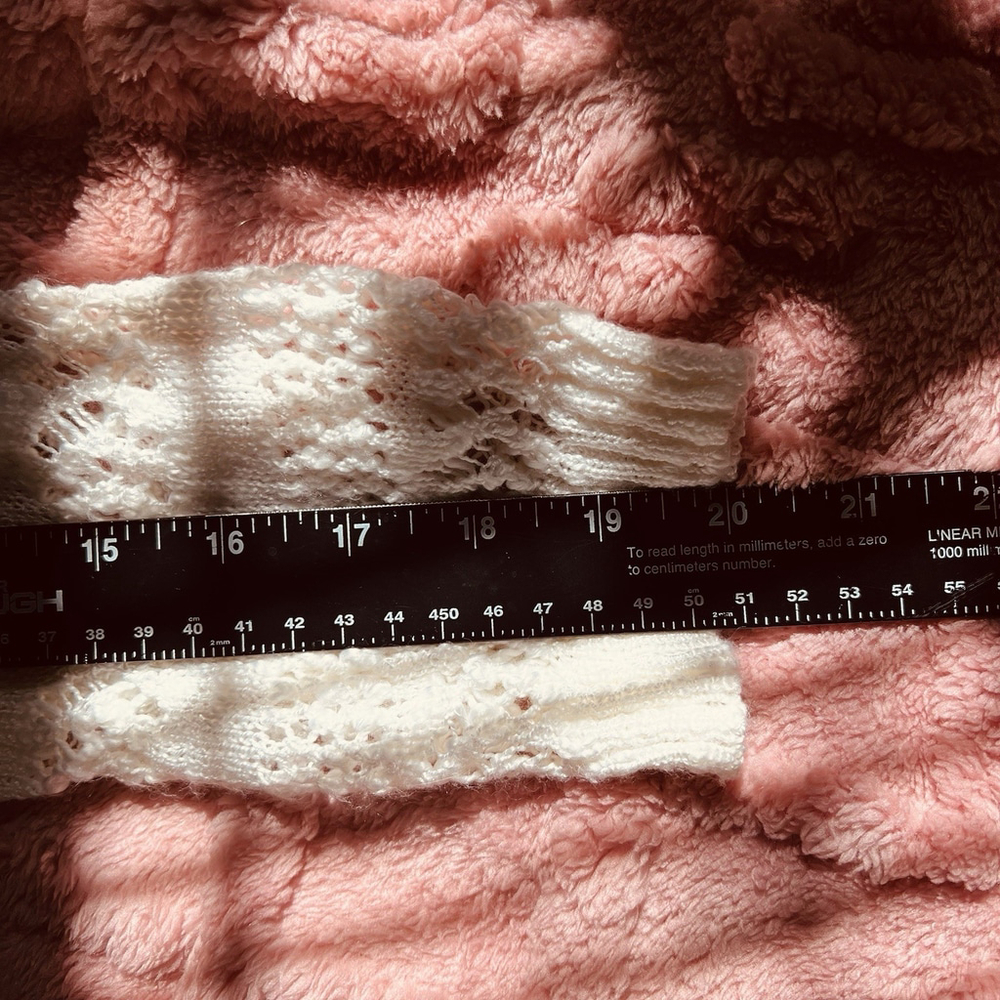 Cloud Chaser Boho Chic Loose Knit Cardigan Shawl Cover Up Crochet Open Knit L - Picture 8 of 12